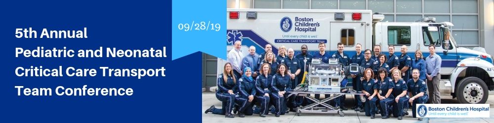 5th Annual Pediatric and Neonatal Critical Care Transport Team Conference Banner